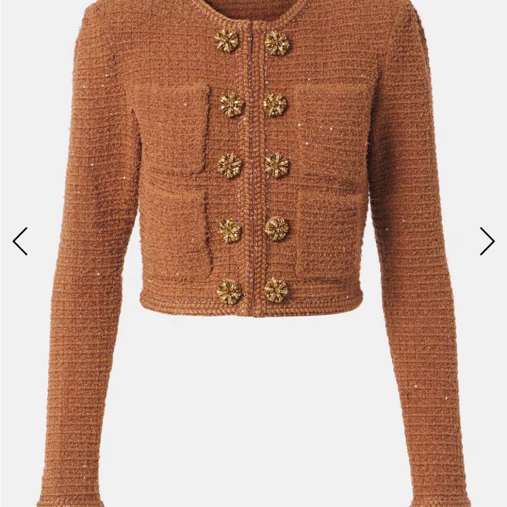 Self Portrait - Texture Knit Jacket